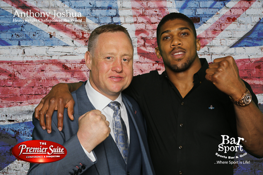 Anthony Joshua at Premier Suite
